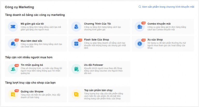 Tận Dụng Bộ Công Cụ Marketing Quyền Lực Của Shopee Đẩy Đơn Hàng
