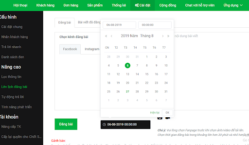 hẹn giờ đăng bài trên facebook