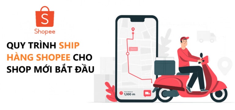 Quy trình ship hàng trên shopee